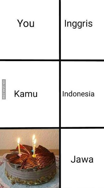 11 Meme Lucu 'Bahasa Jawa VS Bahasa Indonesia' Ini Kocaknya Bikin Mikir