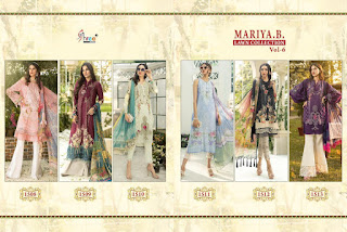 Shree Fab Mariya b Lawn vol 6 Pakistani Suits