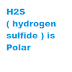 H2S - Polar Molecule