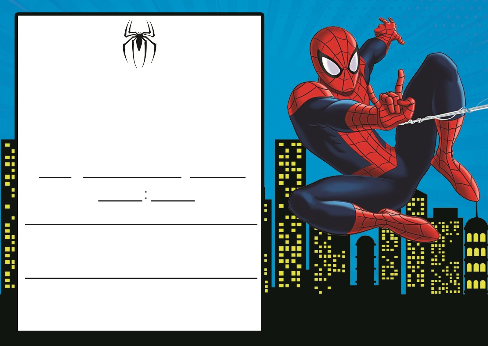 Kit para Fiesta de Spiderman para Imprimir Gratis. - Oh My Fiesta! Friki