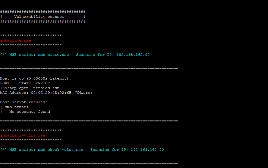 Vscan Vulnerability Scanner Tool Using Nmap And Nse Scripts