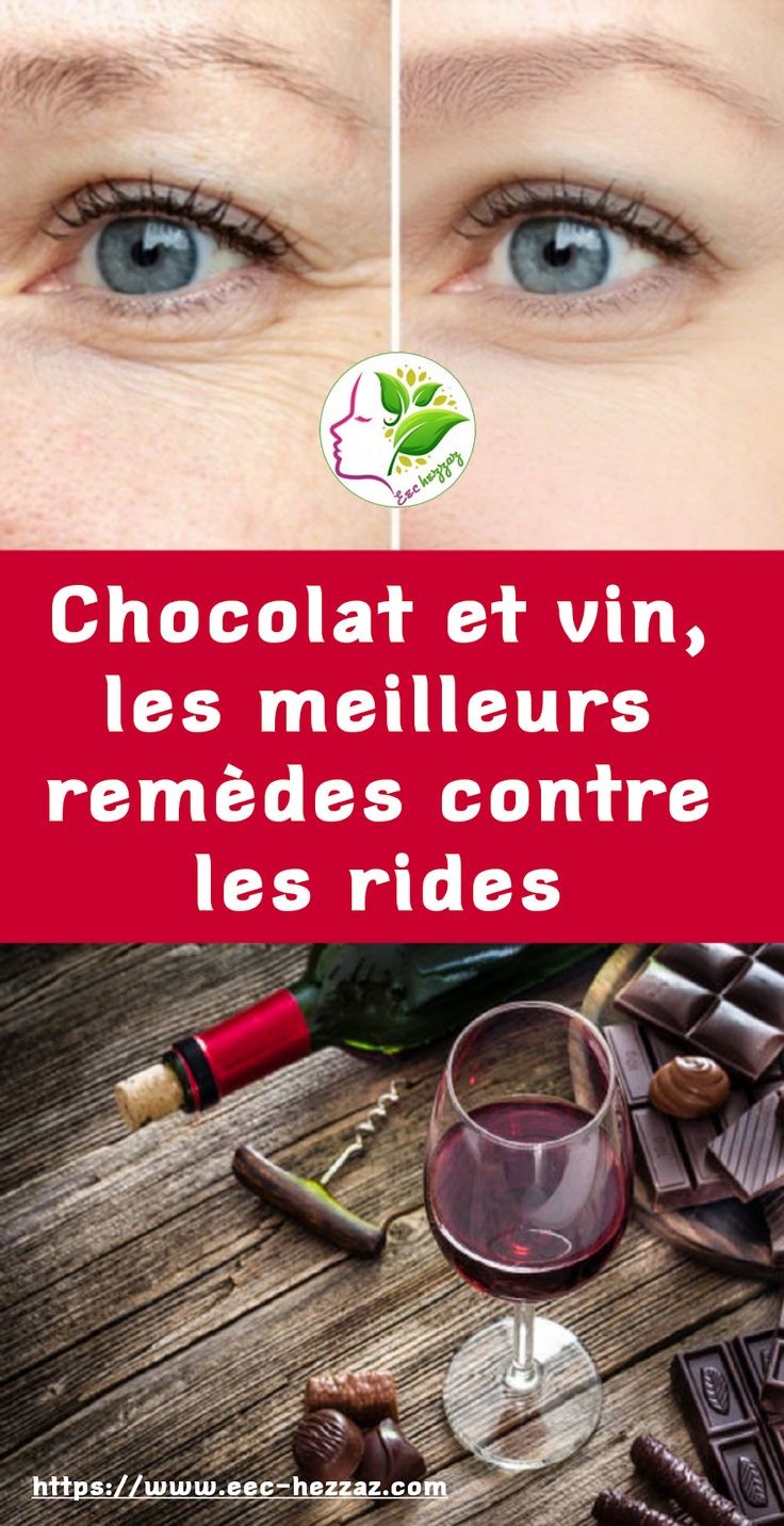 Chocolat et vin, les meilleurs remèdes contre les rides