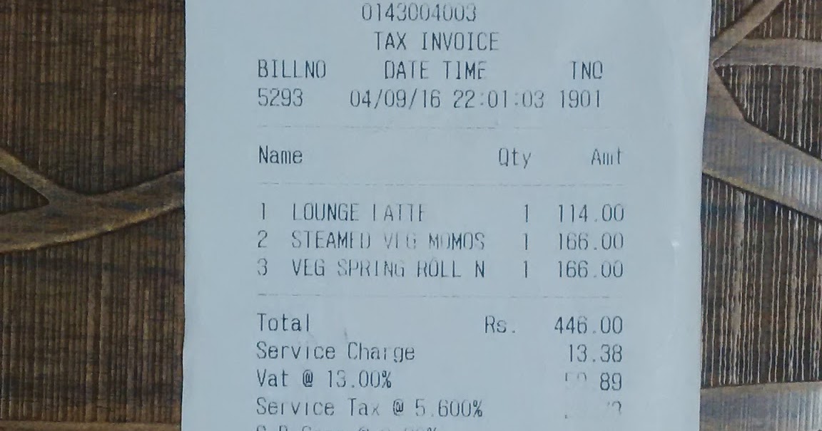 FirstStep (by Rishabh Singla) Why do restaurants in India charge both