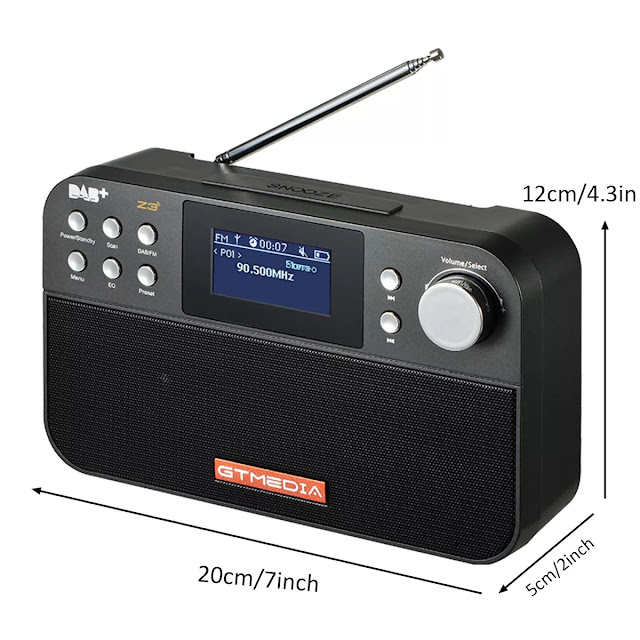 DAB+ DAB FM RDS Full Band Digital Radio 60 Preset Stations 2.4inch TFT Display Upgrade Version DAB+ DAB FM RDS Full Band Digital Radio 60 Preset Stations 2.4inch TFT Display Upgrade Version