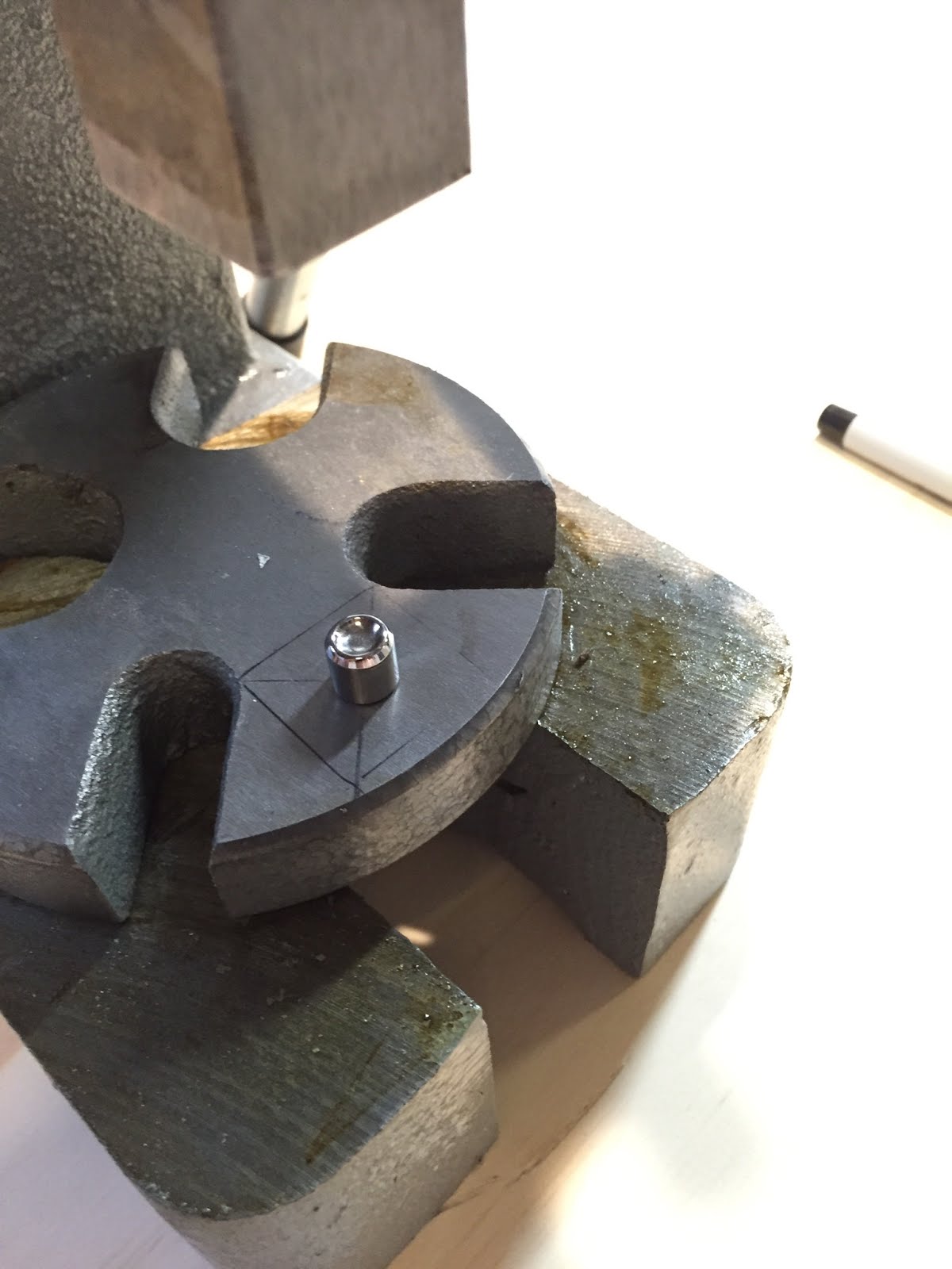 Rusty's CX4 Build Log Arbor Press Modification