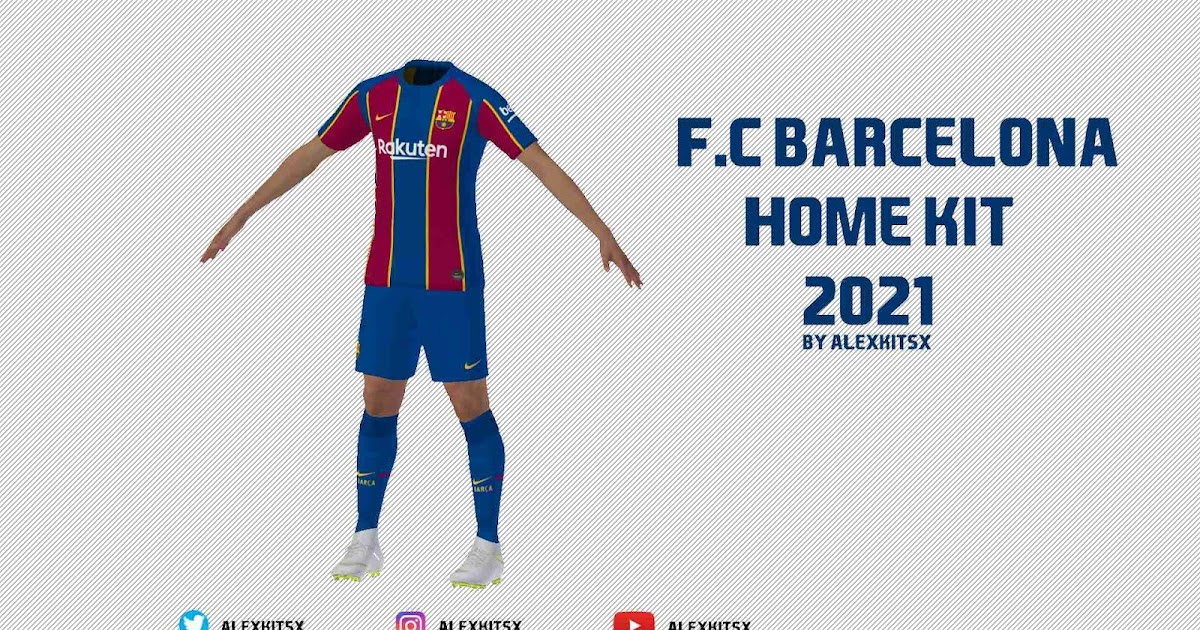 ultigamerz: PES 2020 FC Barcelona 2020-21 Home Kit