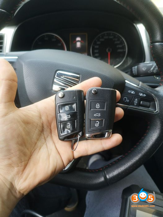 How to Add Seat Leon 2014 MQB Key by OBDSTAR X300 Pro4? Auto