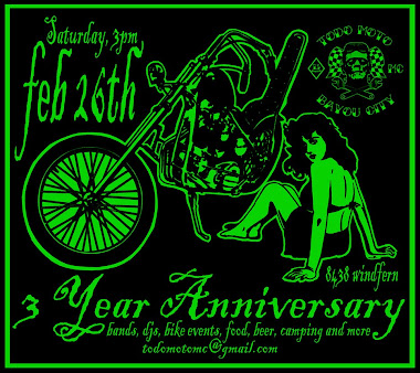 Todo Moto 3 year Anniversary Party