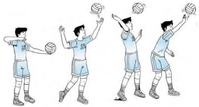 Teknik Dasar Bola Voli Beserta Gambar Penjelasan Lengkap Bangmaul Com