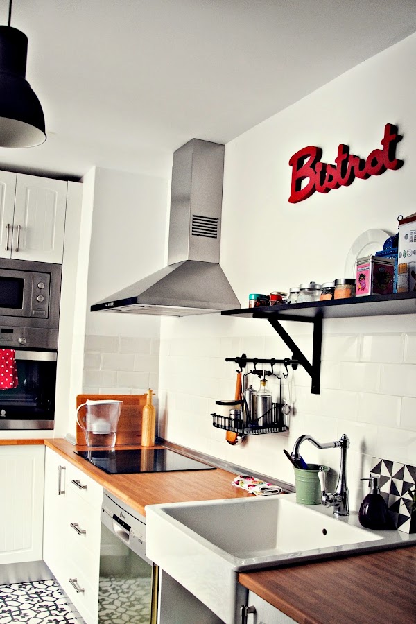 Decoración cocina con aire nórdico