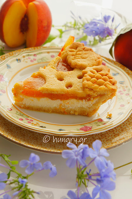 Crostata Without Butter with Ricotta & Peach Jam