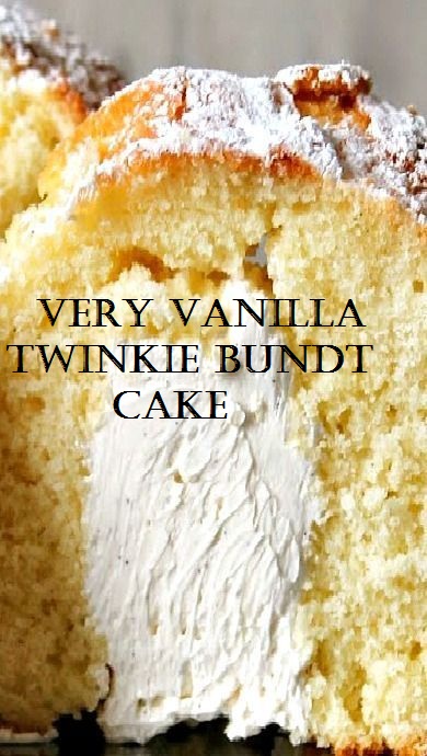 Very Vanilla Twinkie Bundt Cake - easy booking