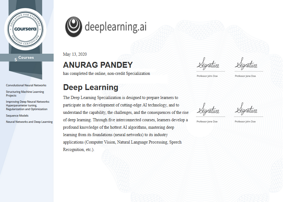 Deep Learning Specialization Eagleanurag deep-learning-specialization-eagleanurag