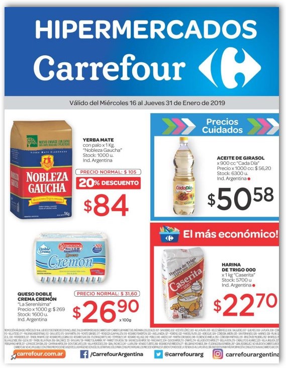 arrendamiento Pensamiento reservorio Ofertas y Promos en Argentina: Ofertas semanales Carrefour Market