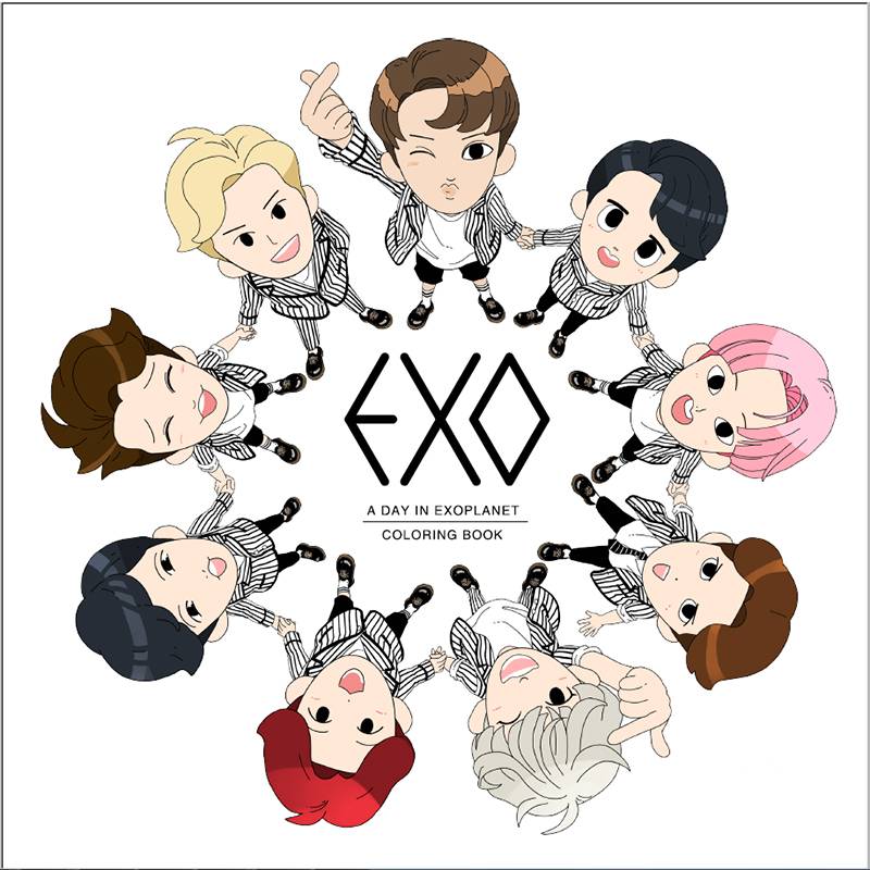 Integrantes de EXO se convertirán en dibujos para colorear | Kpop Replay