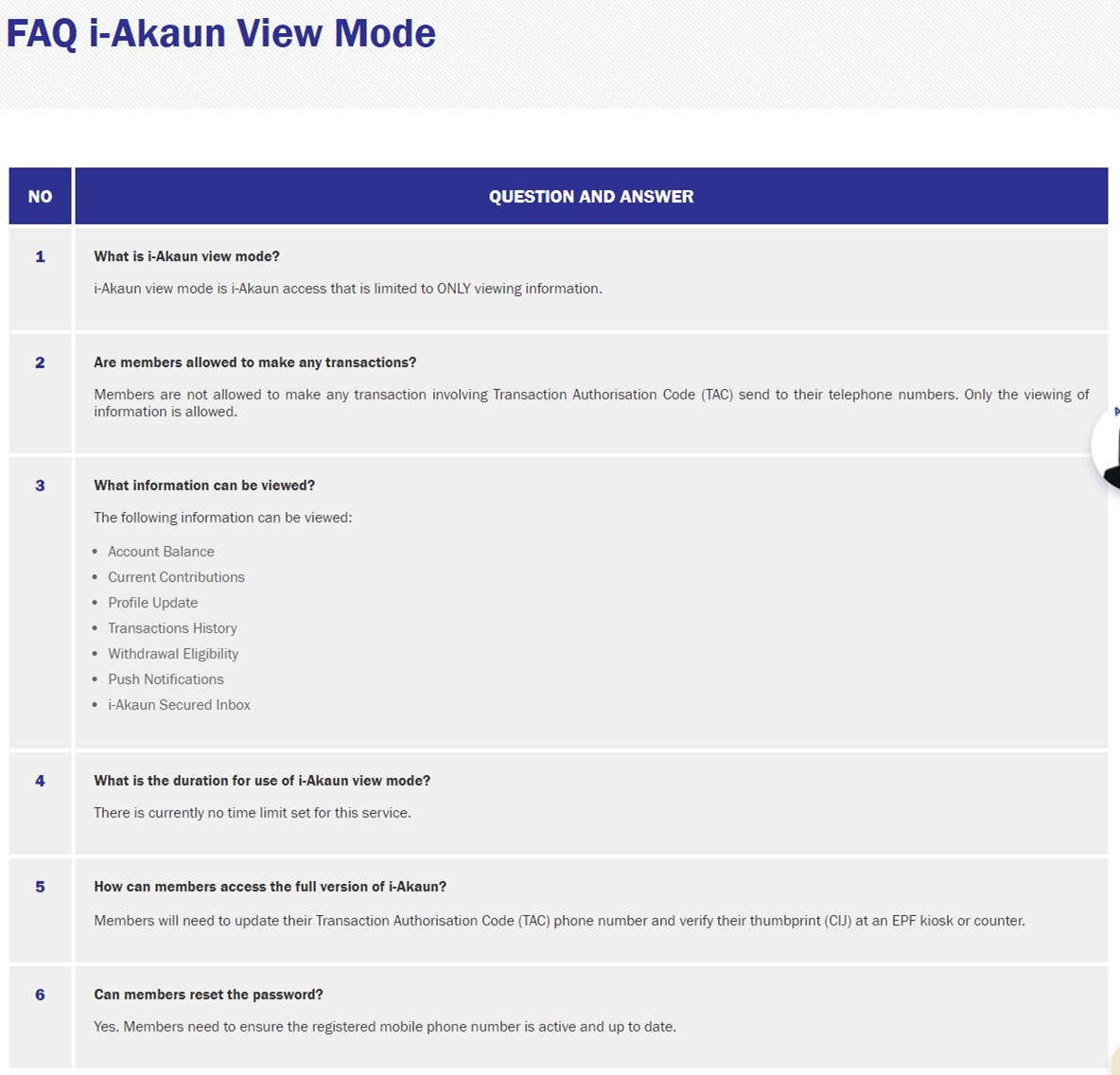 KWSP推出精简版的i-Akaun View Mode，提供简易的查询余额功能- WINRAYLAND