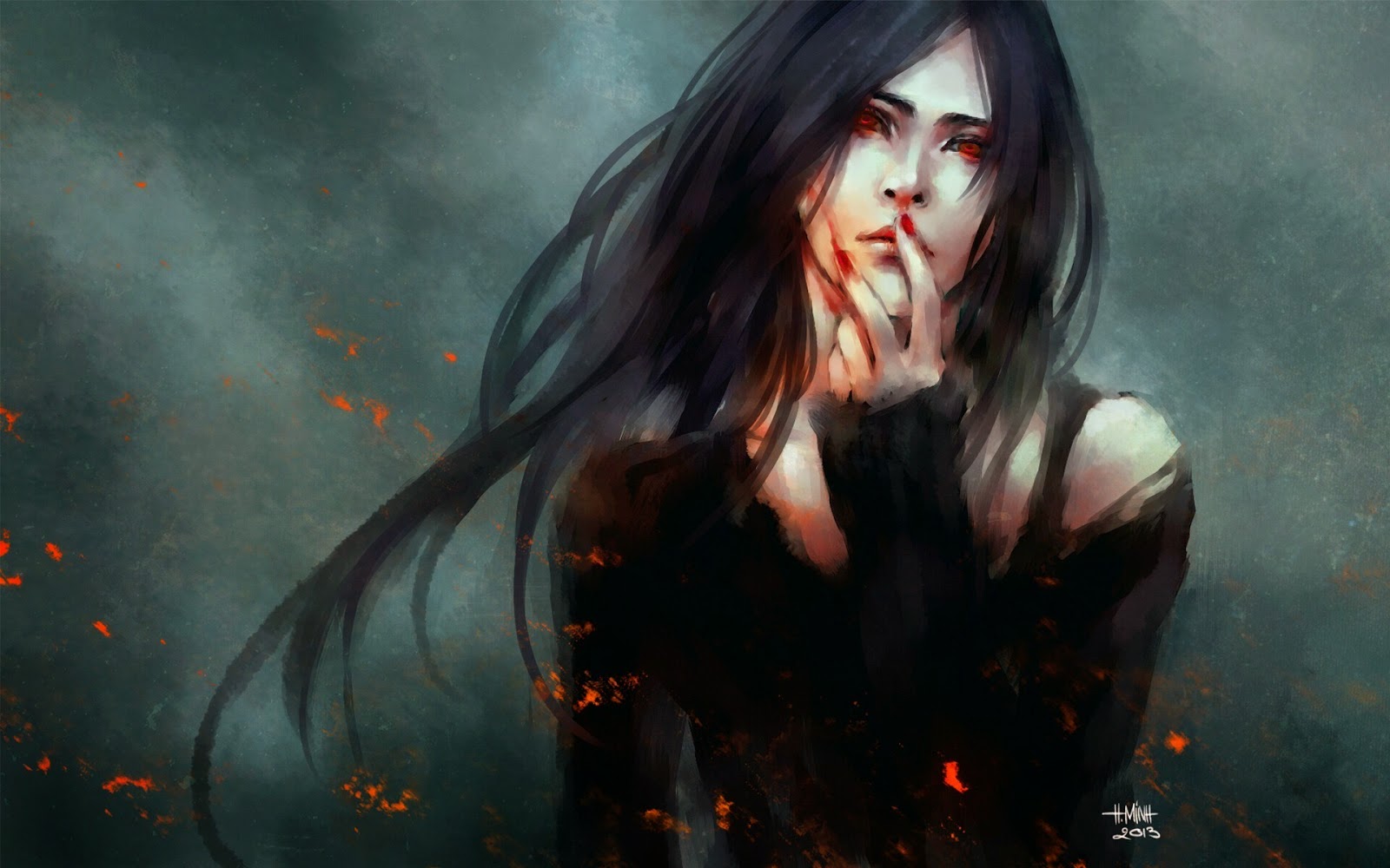 HUNTER FOR FREEDOM HUMAN DRAWING WALLPAPER