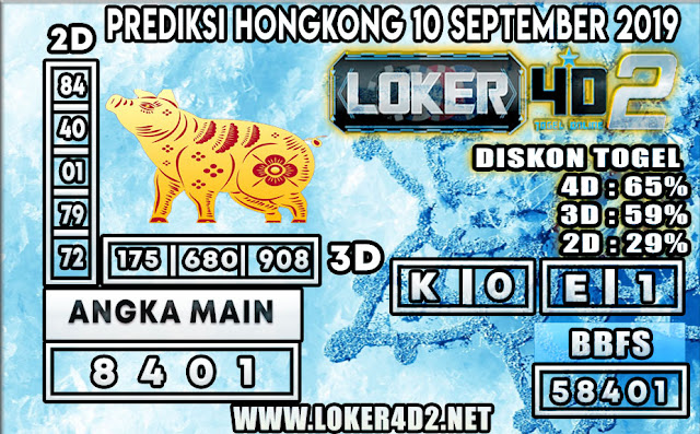 PREDIKSI TOGEL HONGKONG POOLS LOKER4D2 10 SEPTEMBER 2019