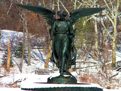 Winter snow central park