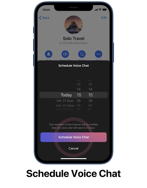 Telegram schedule voice chat technotesarabic.com