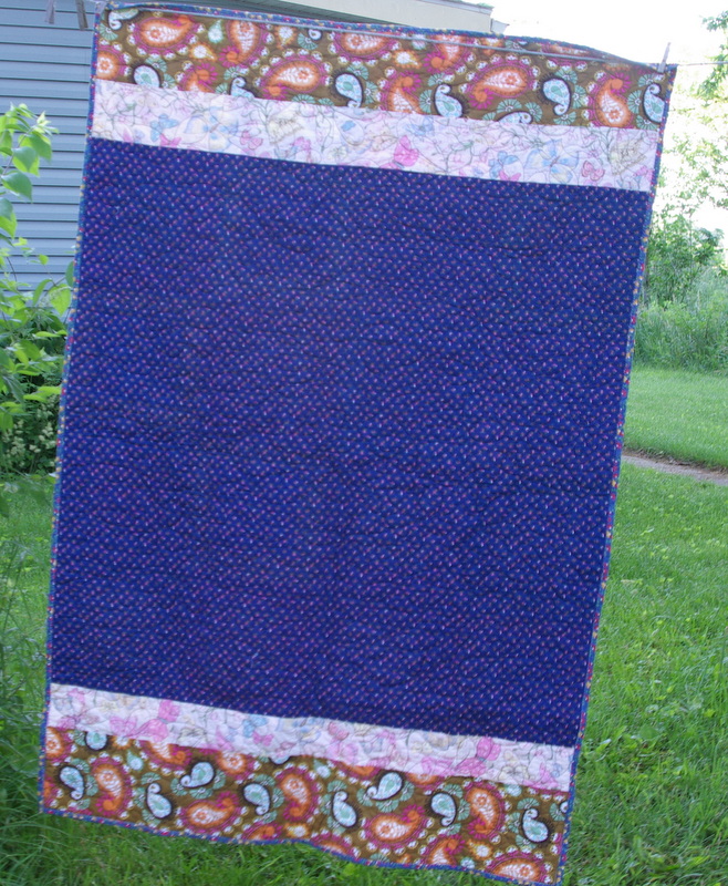 Sane, Crazy, Crumby Quilting And Another Finish!