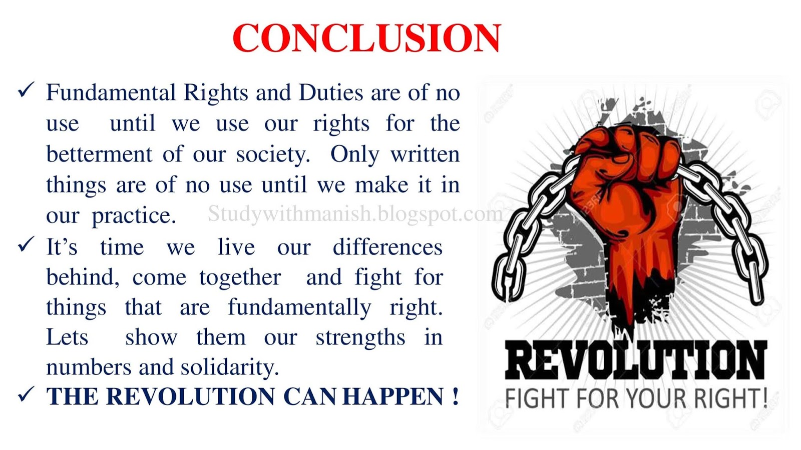 Fundamental Rights and Duties PPT Class 11th Political Science