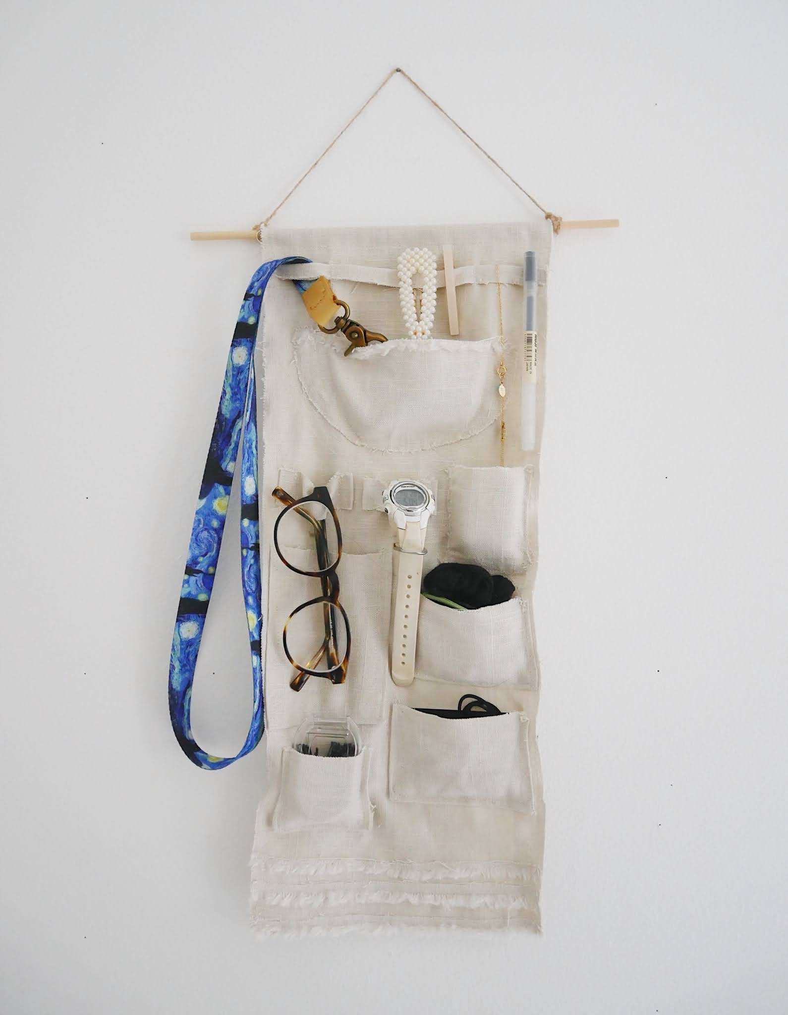 DIY Wall Pocket Organizer Room Revamp Series