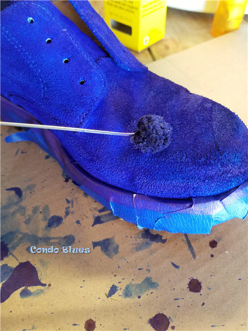 Condo Blues How to Dye Suede Shoes