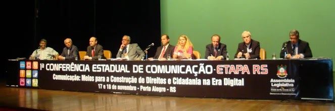 Conferência Estadual de Comunicação - Mesa de abertura