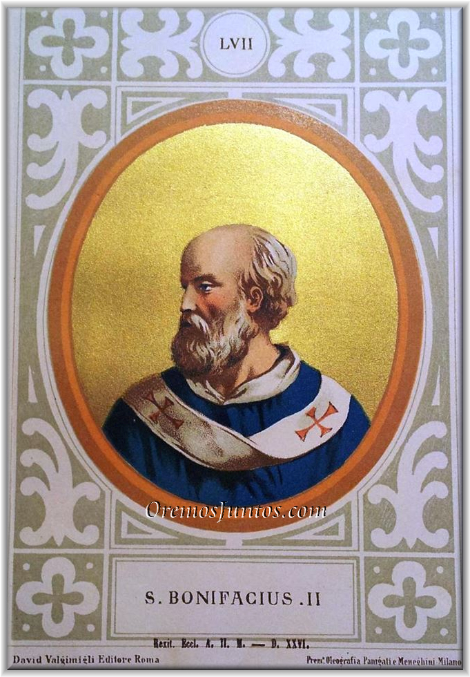 IMAGENES RELIGIOSAS Bonifacio II Papa