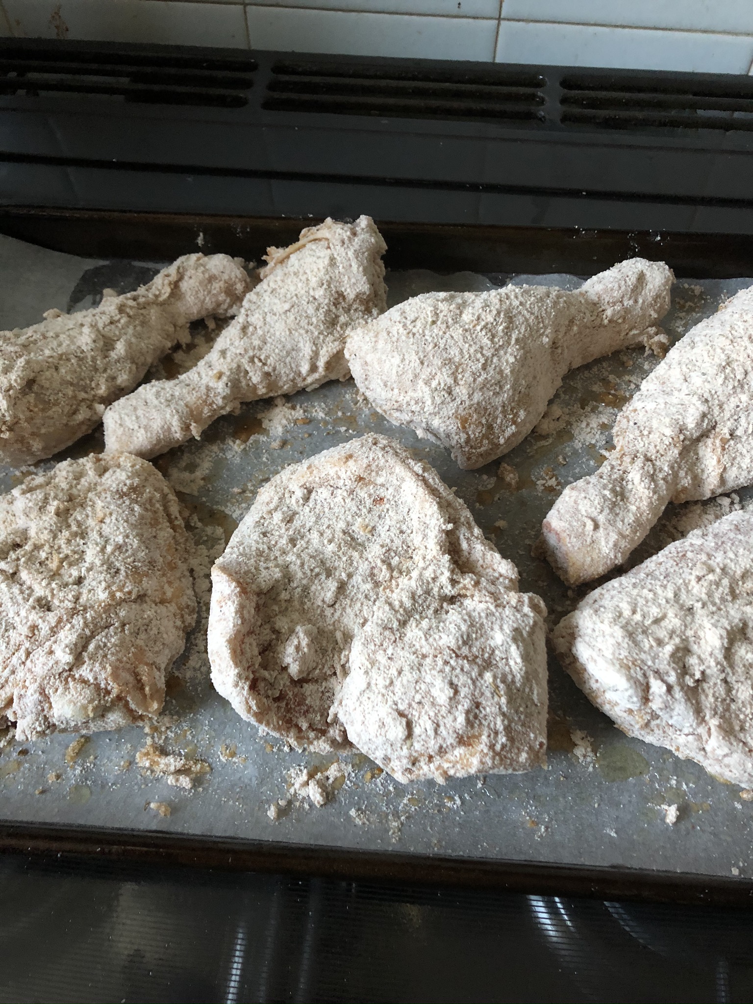 Oven Baked Southern Fried Chicken (gluten free) Easy crafty cooking