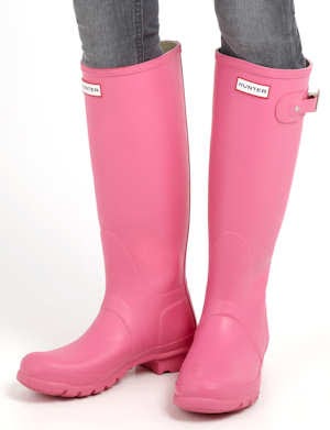 THURSDAY'S CHILD HAS FAR TO GO...: Pink gumboots