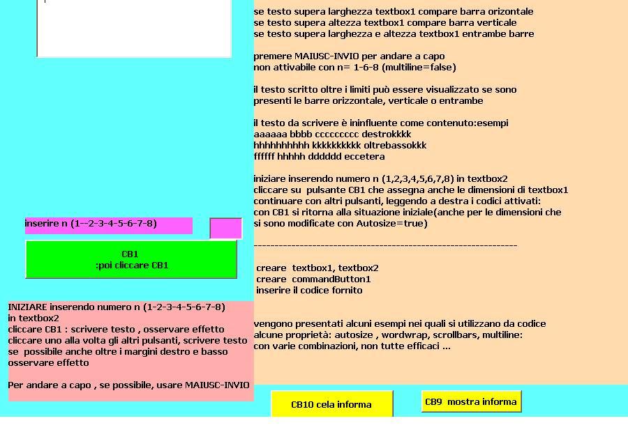 osservando scrollbars, wordwrap, multiline in textbox