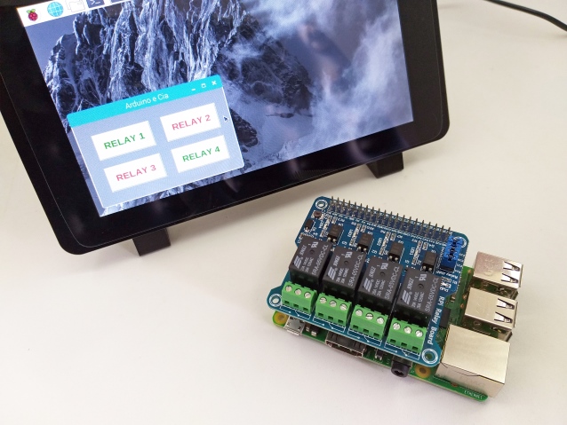 Hat Rele 4 Canais Raspberry Pi 3 B+ Hat Rele 4 Canais Raspberry Pi 3 B+