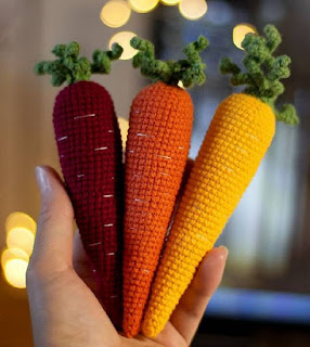 PATRON GRATIS ZANAHORIA AMIGURUMI 49912 🥕