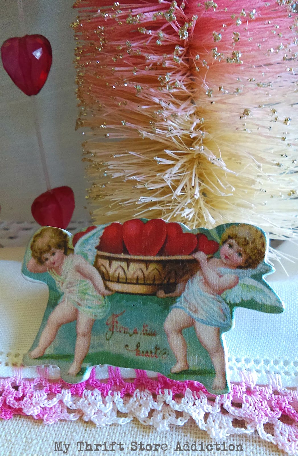 repurposed Valentine diorama