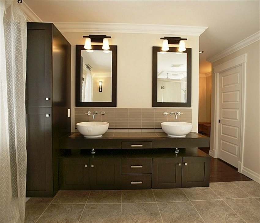Cool Modern Bathroom Cabinet Design