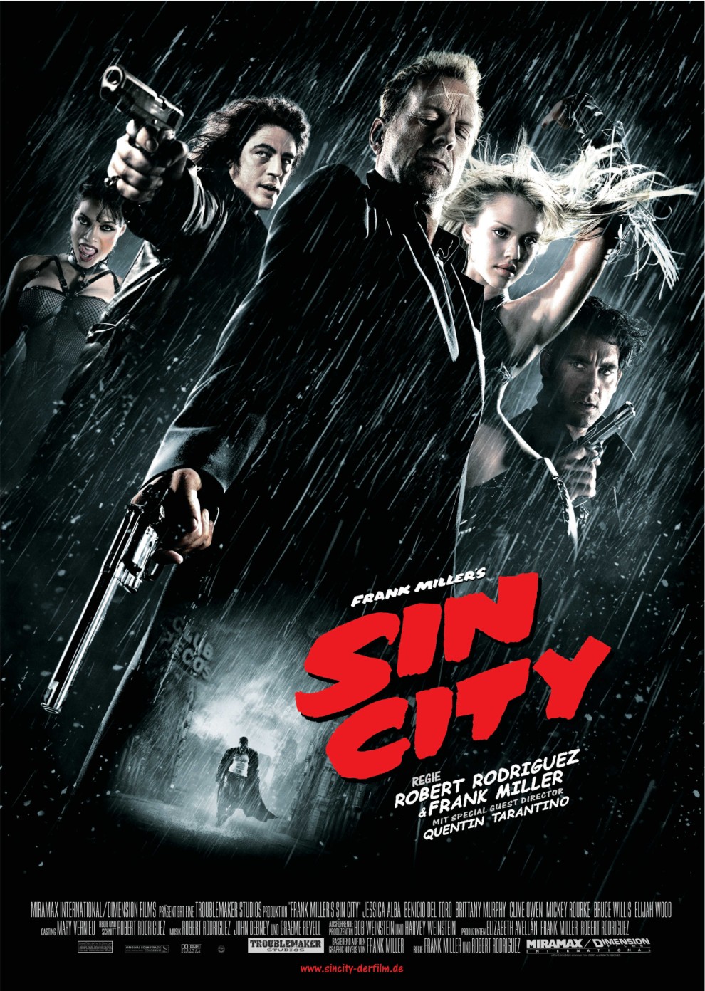 Cinestalmeni Sin City A graphic novel straight to the big screen...