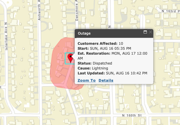 Shoreline Area News Thunder Lightning And Power Outages