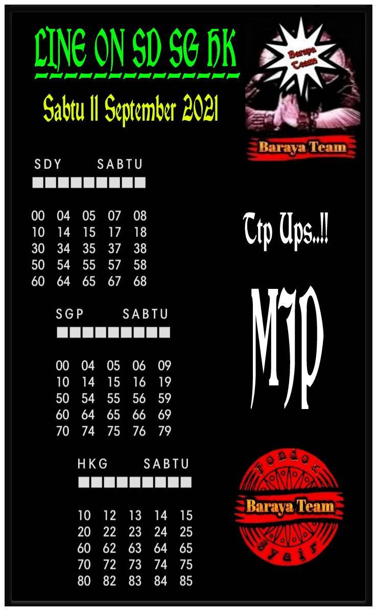 off 2d sgp sabtu