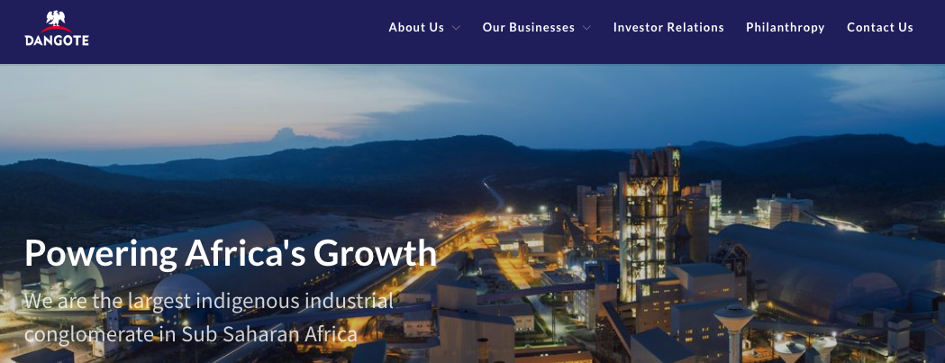 Dangote Group Recruitment Portal 2020