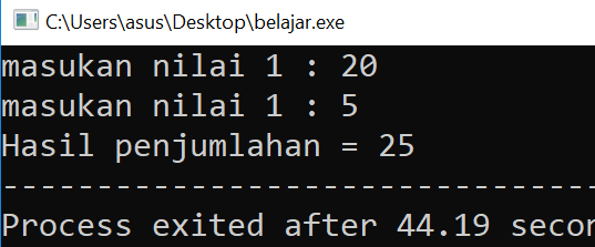 dasar input output dengan cin & cout dan contoh program biodata diri ...