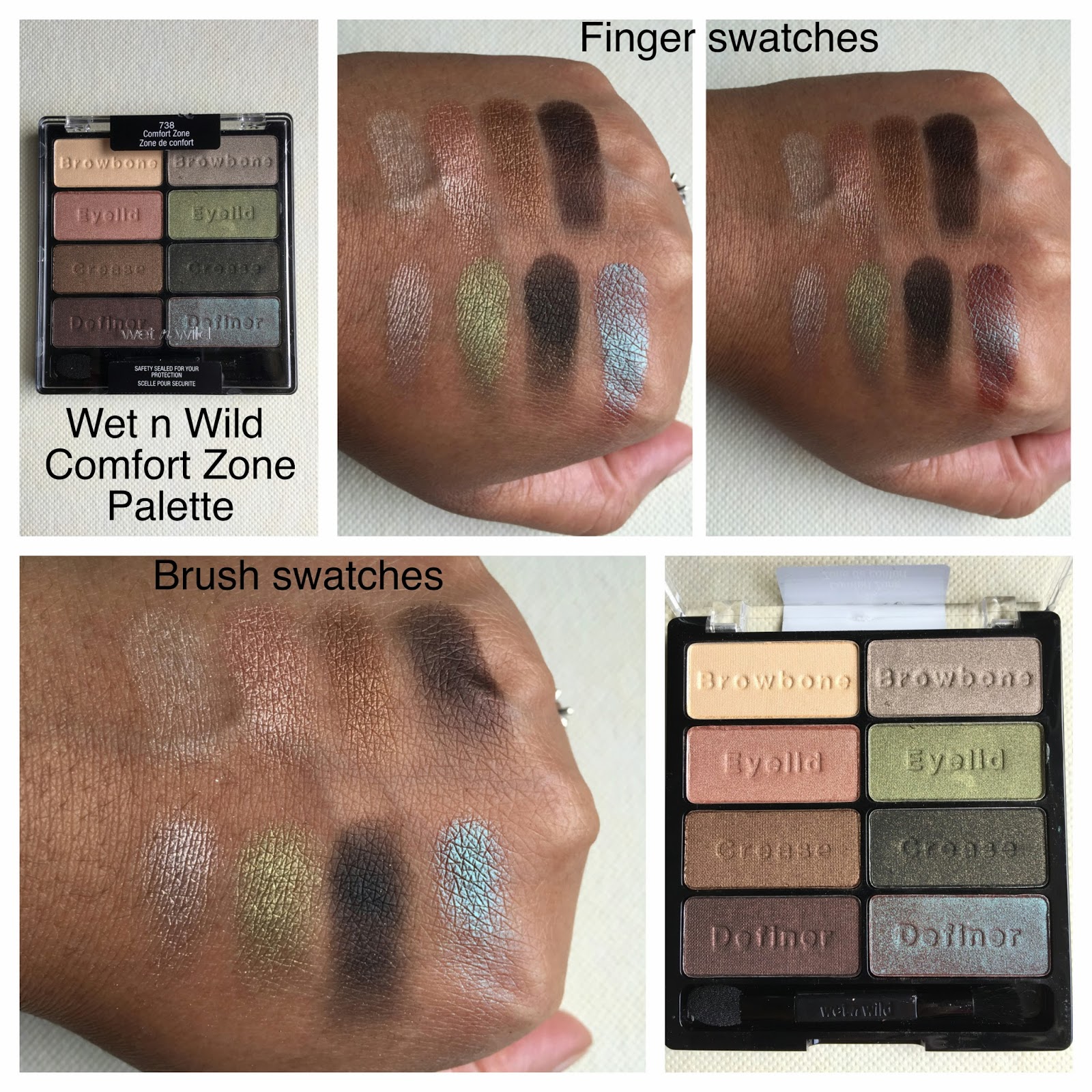 Wet N Wild Comfort Zone 8 Pan Palette Swatches Amp Quick Thoughts
