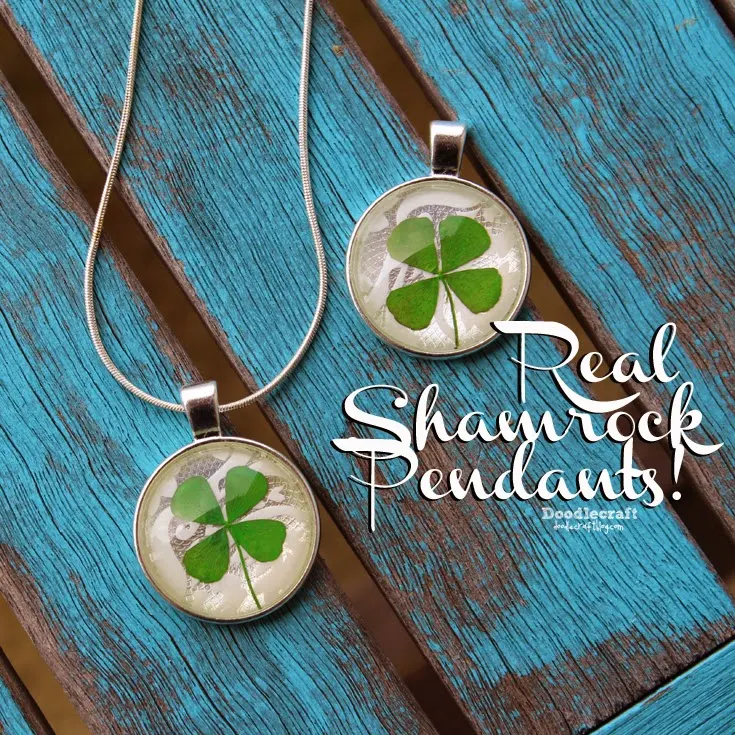 Lucky Streak REAL 4-Leaf Clover Necklace – Super Smalls