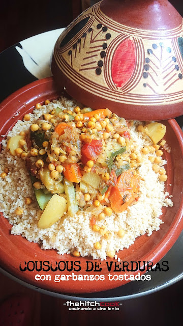 COUSCOUS DE VERDURAS CON GARBANZOS TOSTADOS