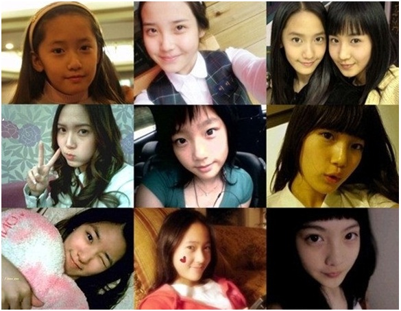 Pre-debut photos of idol stars revealed.