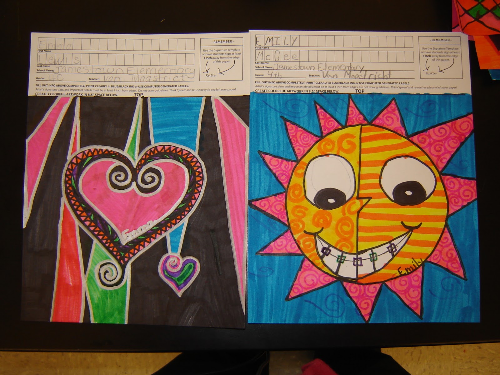 Art Lesson For 4th Grade