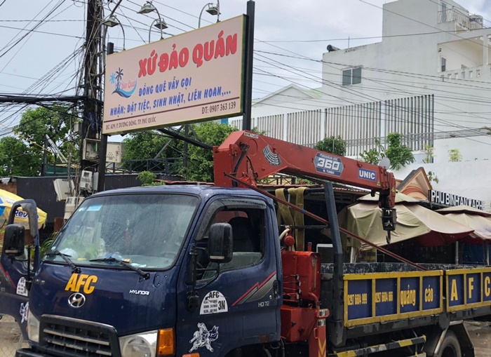 Công ty thi công bảng hiệu quảng cáo tại Phú Quốc