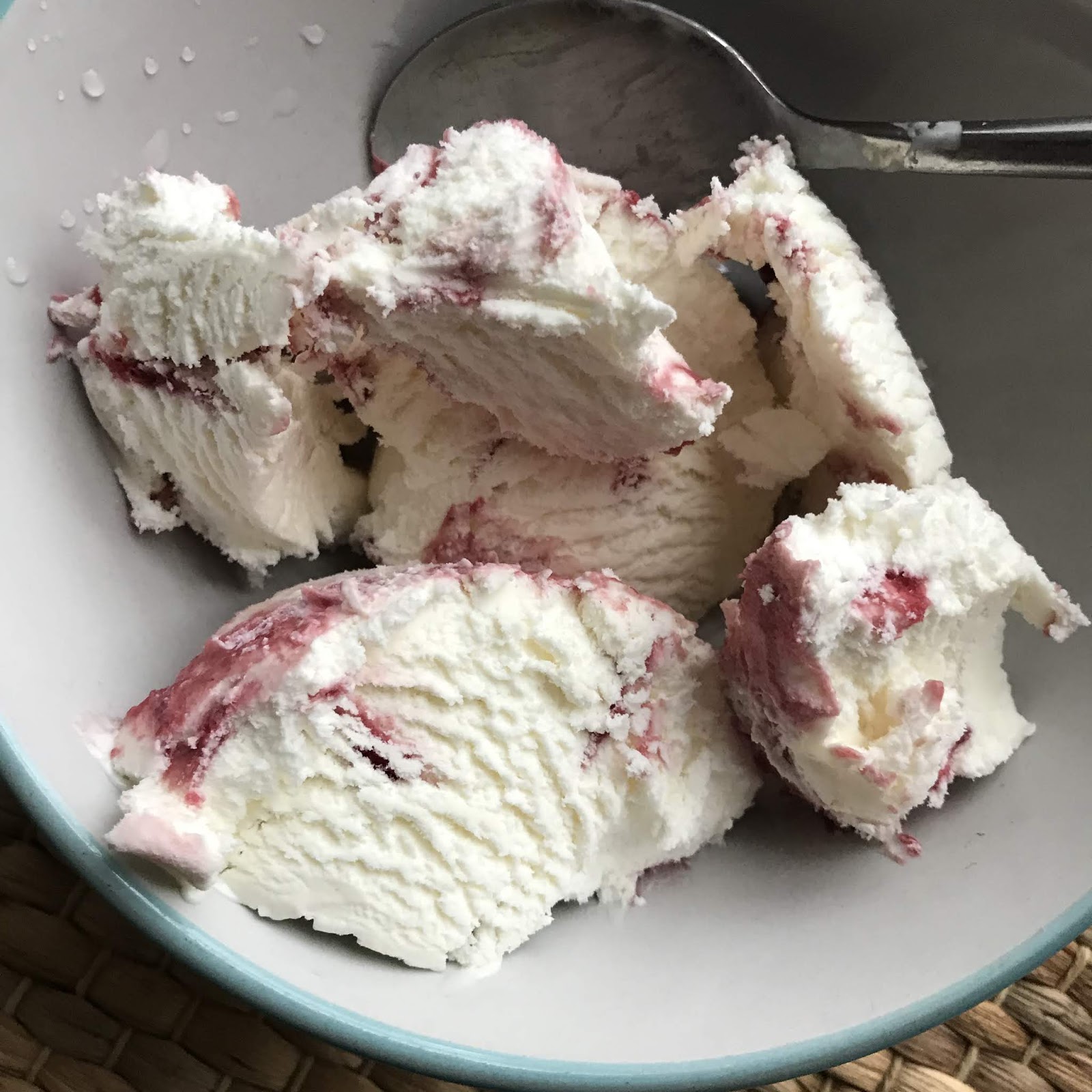 Graham’s Dairy White Chocolate Raspberry Ripple Ice Cream