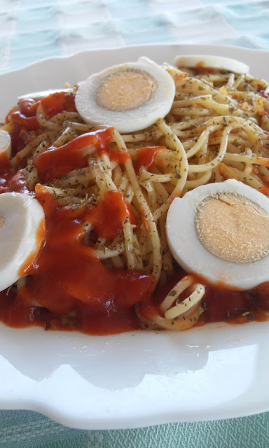Espaguetis Con Pisto       
